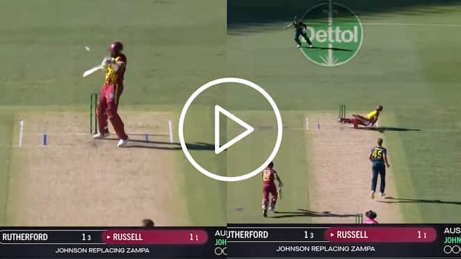 [Watch] Andre Russell Has An Ouch Moment, Courtesy Of Spencer Johnson's Nasty Bouncer